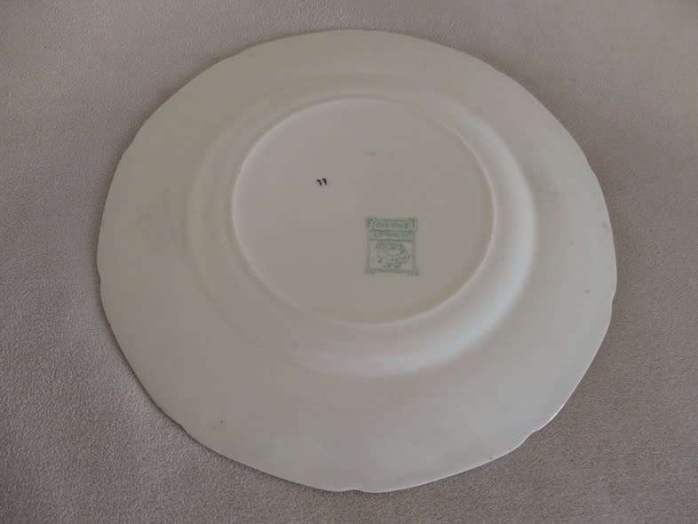 Circa 1936 t0 1954 Vintage Grindley, England art deco plate - Old Mill