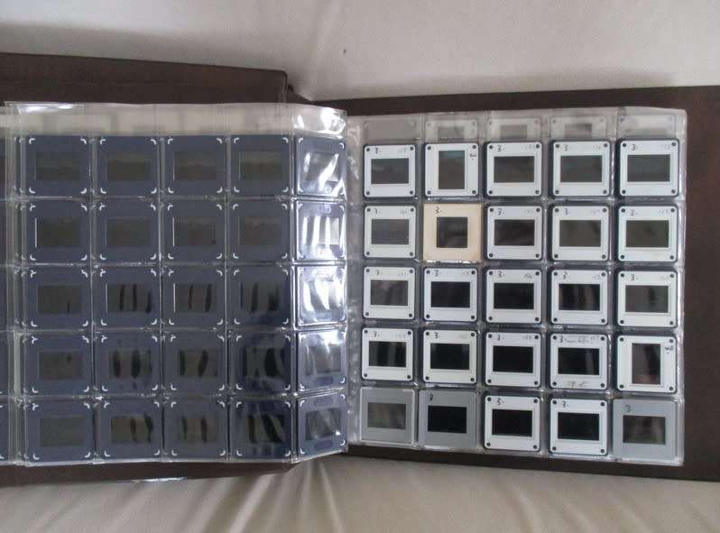Two albums of vintage 35mm slides - 1000 slides