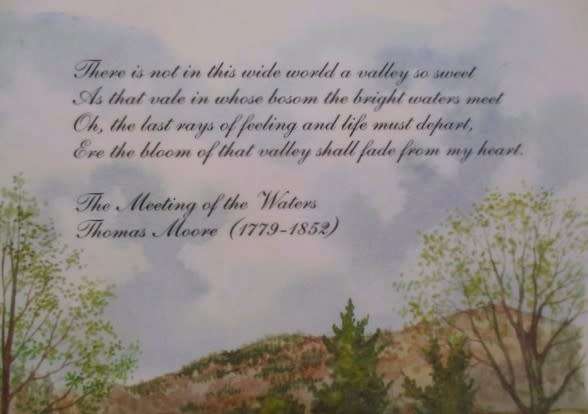 Irish writers - four large vintage quality placemats - WB Yeats, James Joyce, T. Moore, JM Synge