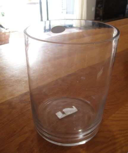Very large genuine hand blown crystal vase - Ernest R Kristalglasfabrik, Germany