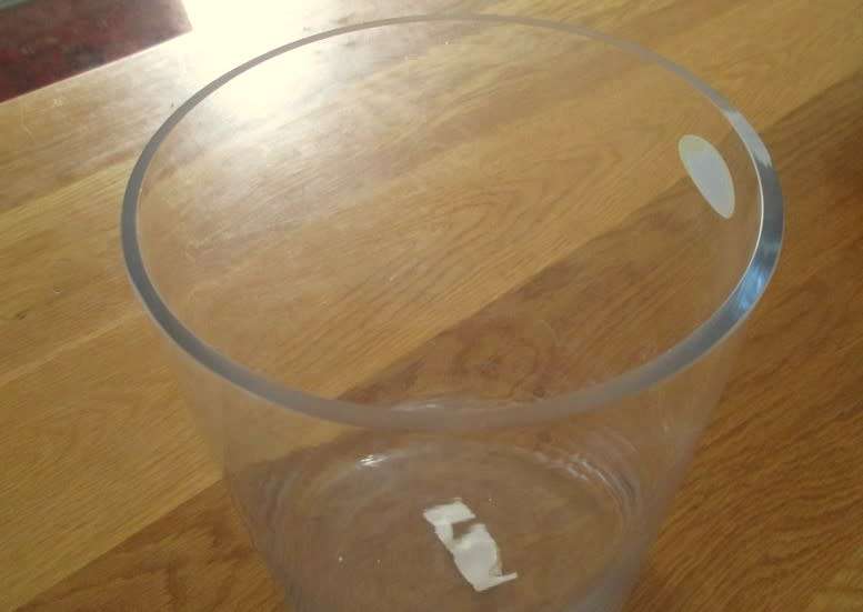 Very large genuine hand blown crystal vase - Ernest R Kristalglasfabrik, Germany