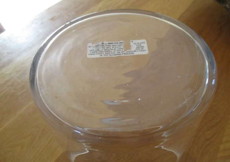 Very large genuine hand blown crystal vase - Ernest R Kristalglasfabrik, Germany