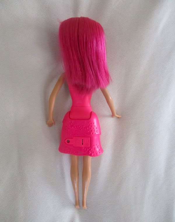 Mattel Barbie doll with lights and pretty pink hair - working