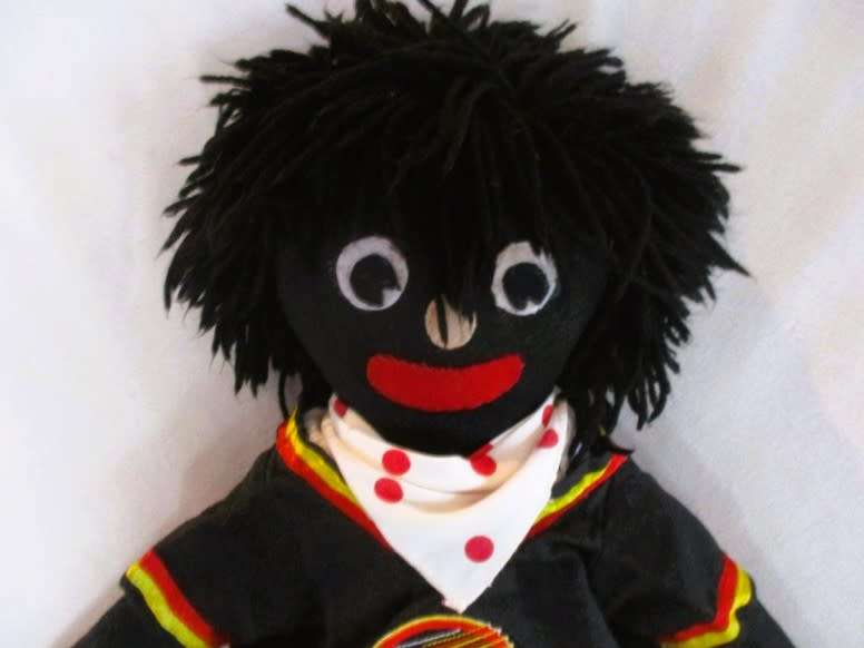 Rare!  Cute vintage golliwog (Noddy`s friend) - 54cm tall