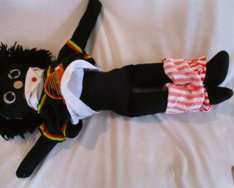 Rare!  Cute vintage golliwog (Noddy`s friend) - 54cm tall