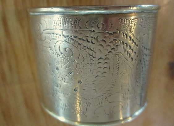 Antique Chinese brass opium box meticulously engraved with Dragon and good fortune symbols