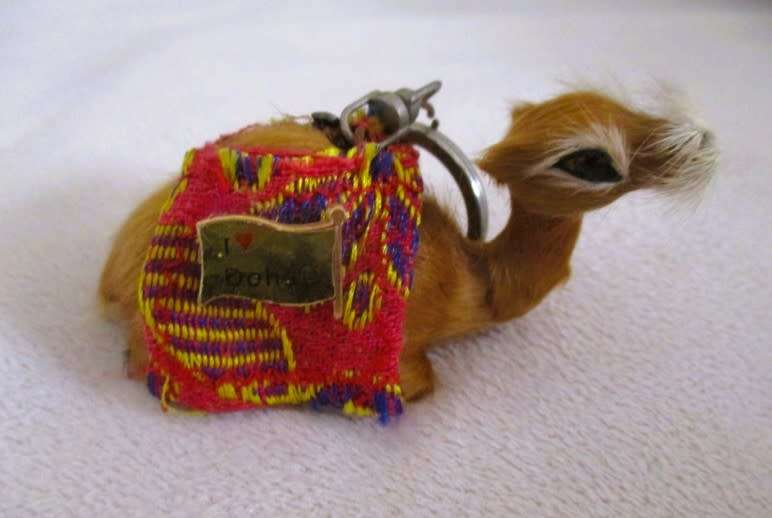 Just a cute furry camel keyring to add to your order