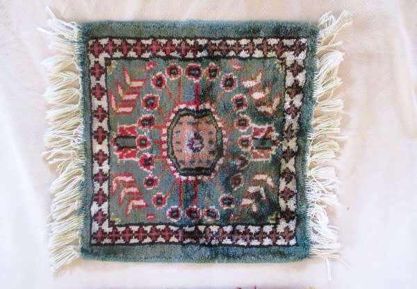 Two lovely Persian table mats