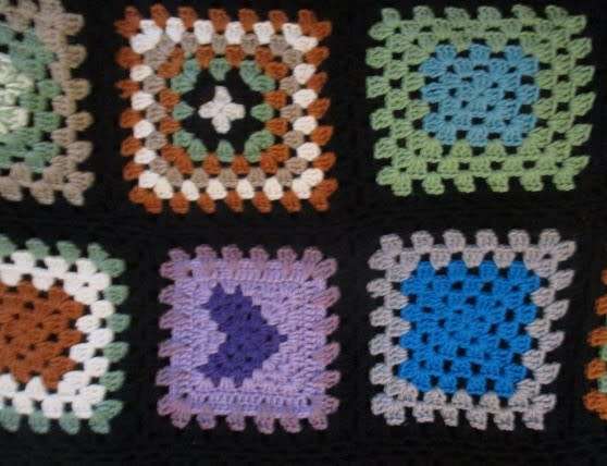 A hand crocheted wool blanket - the way Granny made them and with interesting designs