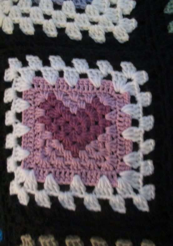 A hand crocheted wool blanket - the way Granny made them and with interesting designs