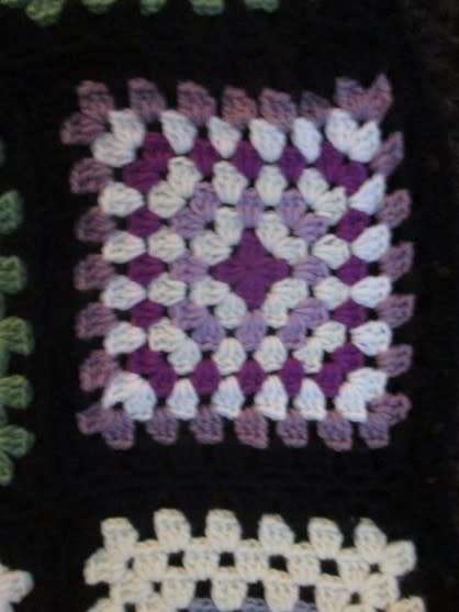 A hand crocheted wool blanket - the way Granny made them and with interesting designs