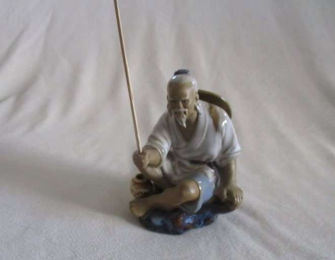 Vintage Chinese mudman figurine
