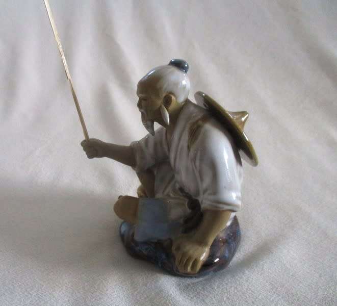 Vintage Chinese mudman figurine