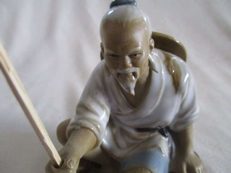 Vintage Chinese mudman figurine