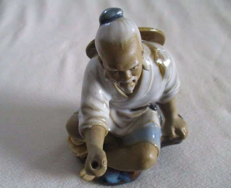 Vintage Chinese mudman figurine