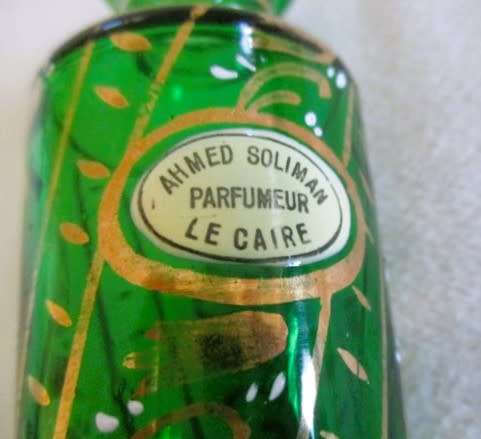 Vintage hand painted Egyptian perfume bottle (Ahmed Soliman)