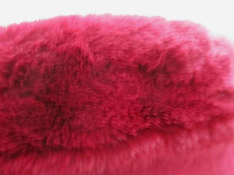 A really beautiful, unique "Semi Wild" cloak/shawl with bunny soft artificial fur trim