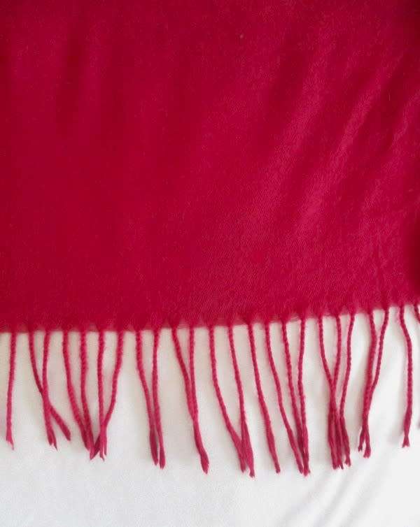 A really beautiful, unique "Semi Wild" cloak/shawl with bunny soft artificial fur trim