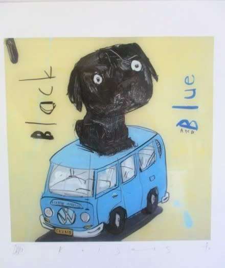 2. Limited edition framed, signed and numbered print (19/70) by  David Kuijers. Value R1500-R2000