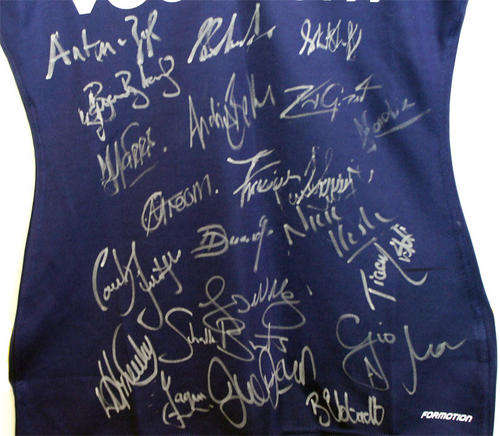 Signed Stormers Rubgy T-shirt