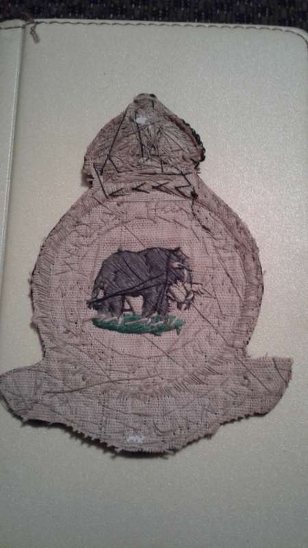 44 Rhodesian Squadron royal airforce cloth badge
