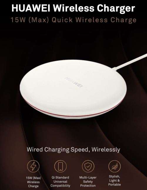 HUAWEI Wireless Fast Charger 15 W with adapter