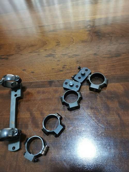 Scope rings 25mm and bases