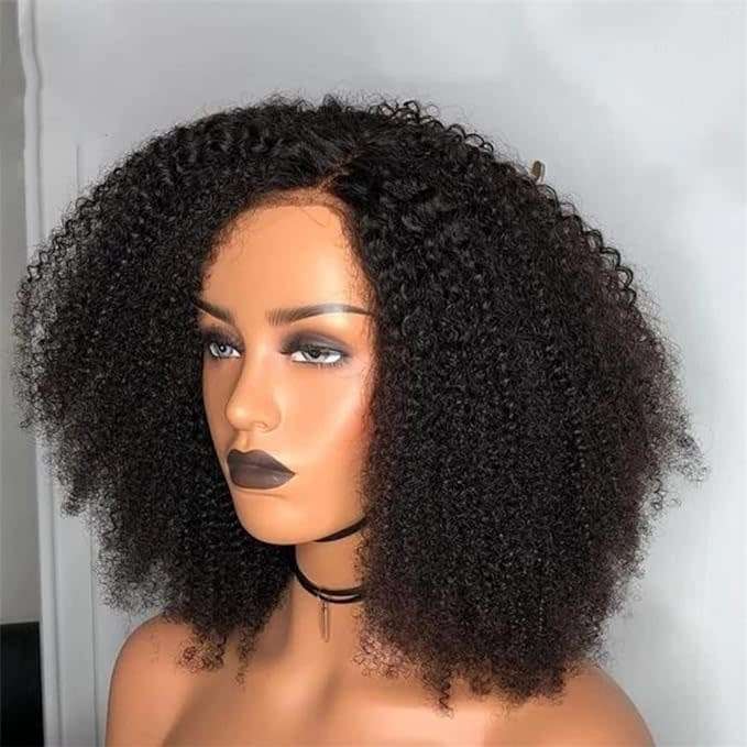 Afro Kinky Curly 13X4 Lace Front Wig Human Hair 14inch