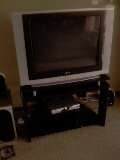 Dark Wood TV Stand