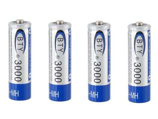 Rechargeable 3000mAh AA NI-MH battery