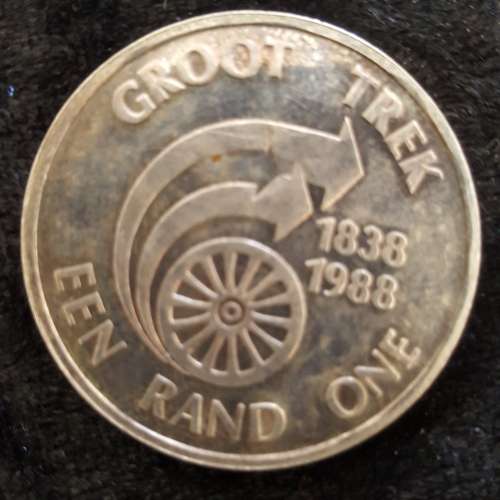 South Africa 1 Rand 1988  Silver (.800)