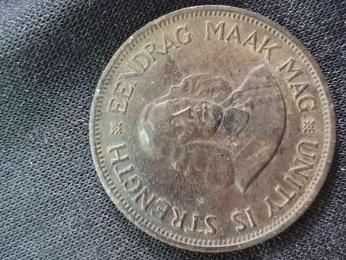 SOUTH AFRICA  1962 1c Eendrag Maak Mag