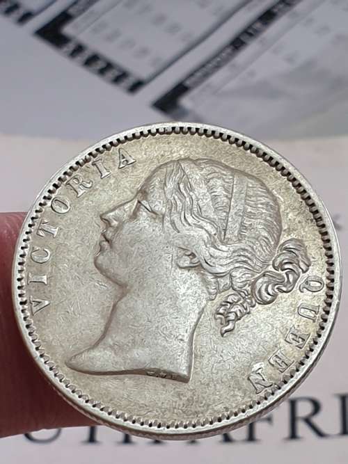 ONE RUPEE 1840  ( WEIGHT 11.6g ) SILVER .917%