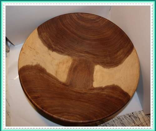 LOVELY LARGE WOODEN SALAD BOWL GREAT  FOR A SUMMER BRAAI AROUND THE POOL
