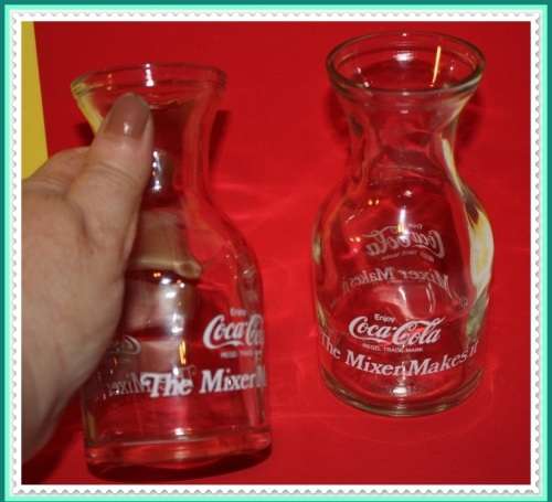 TWO COCA COLA THE MIXER MAKES IT KARAF,S BID IS FOR BOTH