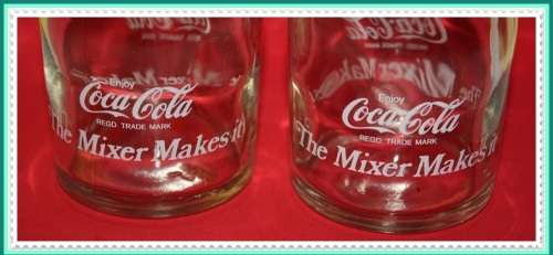 TWO COCA COLA THE MIXER MAKES IT KARAF,S BID IS FOR BOTH
