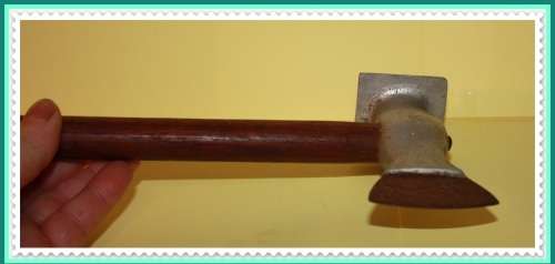 MEAT TENDERIZER CLEVER VINTAGE WOODEN HANDLE