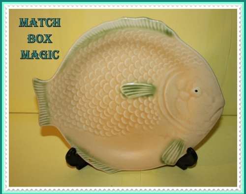 SHORTER AND SON STOKE ON TRENT FISH PLATE MEDIUM   FUN ITEM