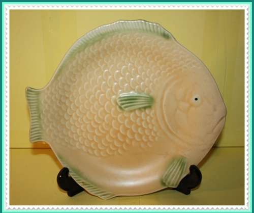 SHORTER AND SON STOKE ON TRENT FISH PLATE MEDIUM   FUN ITEM