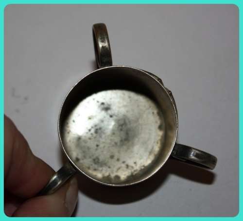 GREAT FIND RMS WINSOR CASTLE SHIPPING LINE LOVING CUP MARKED UNDERNEATH EPNS 121