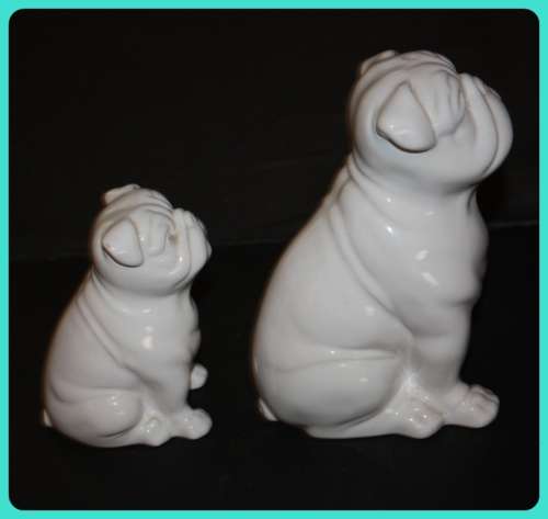 PAIR OF BRITISH BULLDOGS MOM AND PUP TO LOVELY
