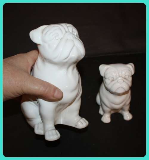 PAIR OF BRITISH BULLDOGS MOM AND PUP TO LOVELY