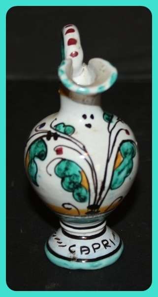 SMALL HAND PAINTED GREEK JUG