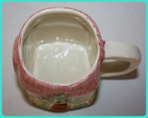 LOVELY SMALL COTTAGE JUG  WITH PINK  ROOF