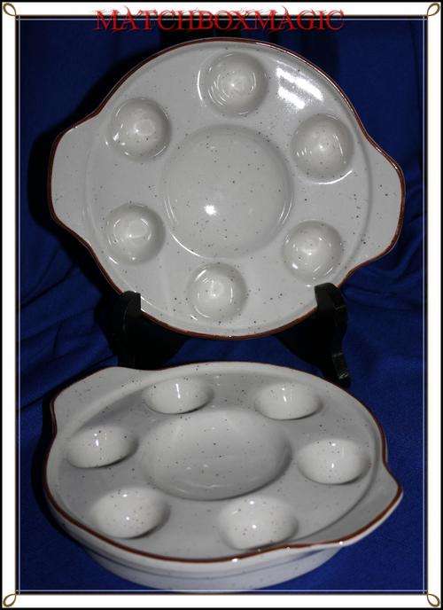 TWO SNAIL PLATES