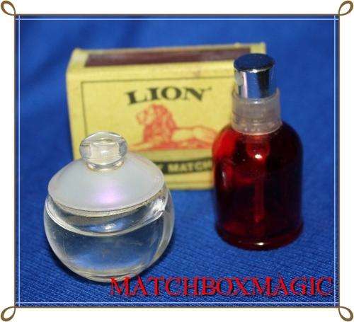 R1/N TWO SMALL PERFUME BOTTLES