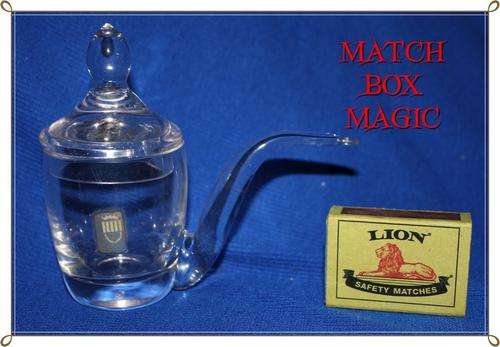 UNUSUAL GLASS JAR SHAPED LIKE A SMOKING PIPE HAND MADE IN SPAIN  NO DAMAGE UNUSUAL PIECE