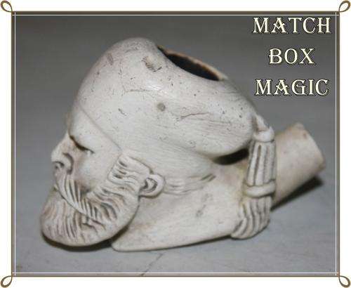 UNUSUAL PIPE BOWL IN SHAPE OF SULTAN HEAD  -NO MOUTH PIECE POSSIBLE MEERSCHAUM