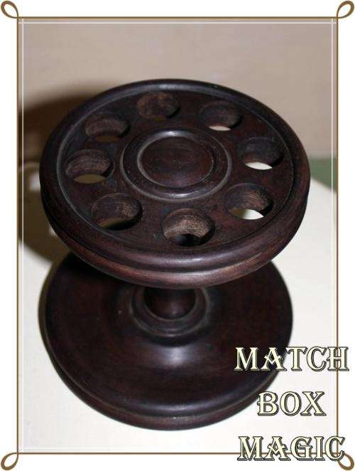 WOODEN PIPE STAND PLACE FOR EIGHT PIPES