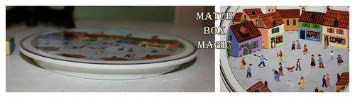 VILLEROY & BOSCH POT STAND DEPICTING VILLAGE SCENE TAKE A LOOK